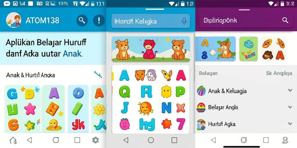 Antarmuka ATOM138 yang edukatif dan interaktif.