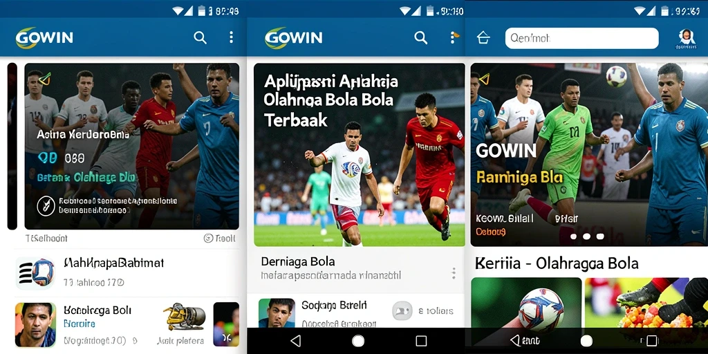 Tampilan antarmuka GOWIN yang informatif dan ramah pengguna.