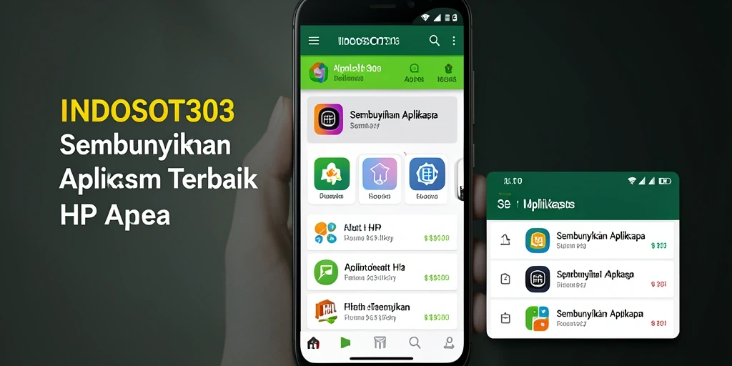 Antarmuka pengguna aplikasi Sembunyikan Aplikasi yang intuitif dan mudah dioperasikan.