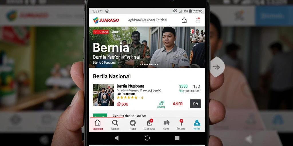 Tampilan antarmuka JUARAGO yang bersih dan modern.