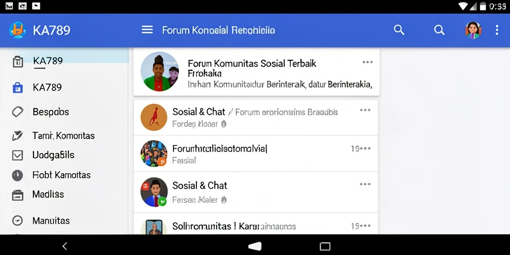 Tampilan antarmuka KA789 yang menarik dan intuitif.