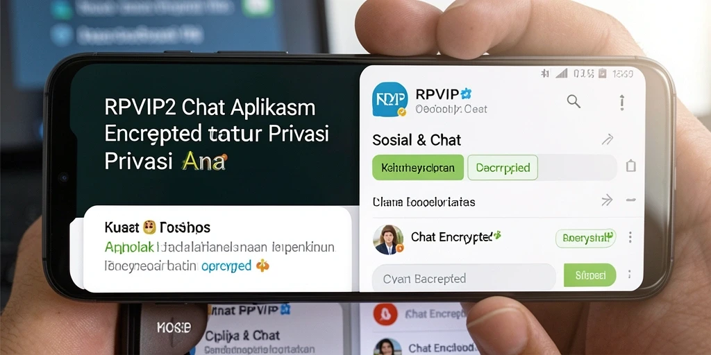 Tampilan antarmuka RPVIP2 yang modern dan fungsional untuk Chat Encrypted.
